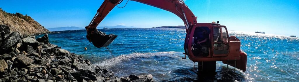 Lavrio – Syros Nearshore Protection Work Mattresses Photo 3