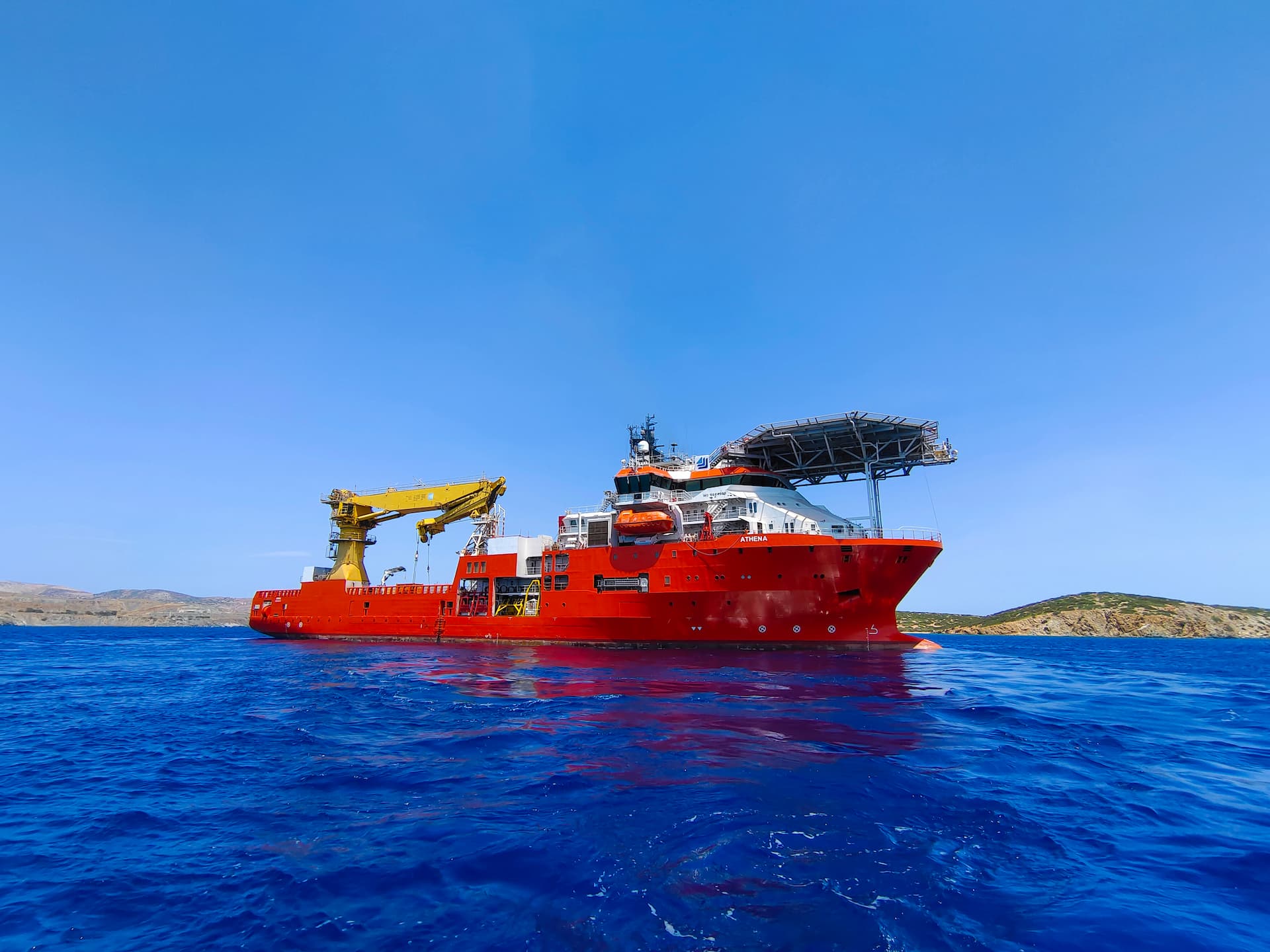 Trenching Support Vessel Athena 5