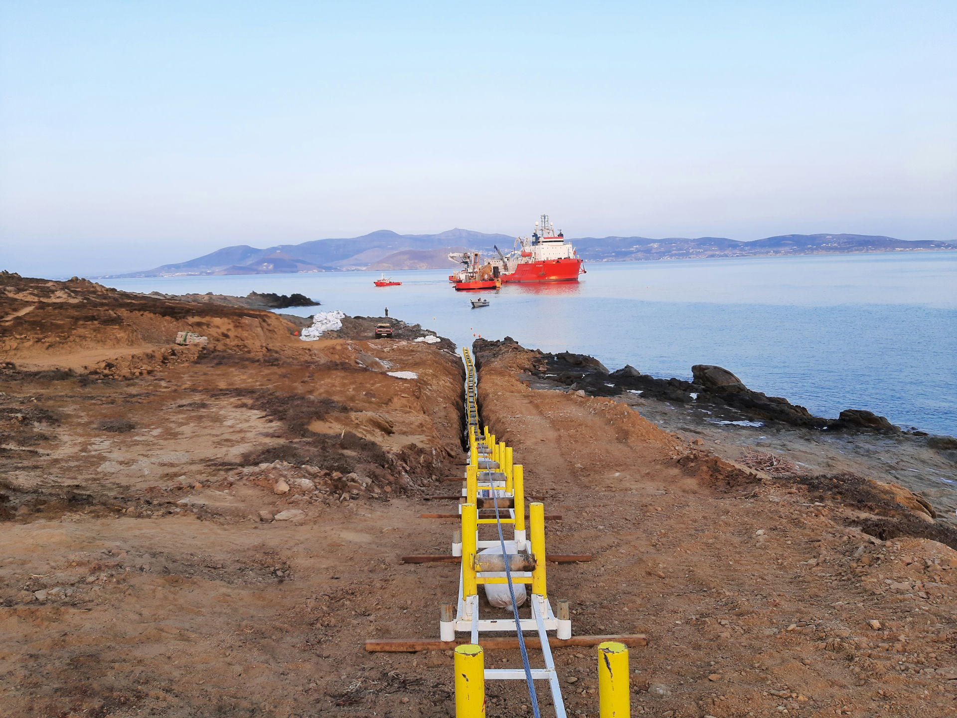 Naxos Thira Interconnection - Subsea Cable Laying/Cable Protection
