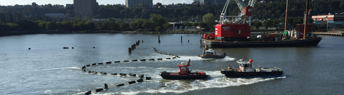 hudson river cable laying 2017